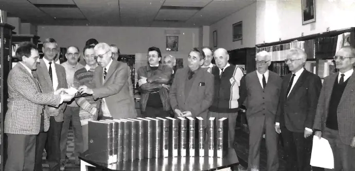 Inauguration du centre de documentation (don de l'Association des Anciens)